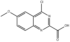 4-chloro-6-methoxyquinazoline-2-carboxylic acid Struktur