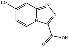 7-hydroxy-[1,2,4]triazolo[4,3-a]pyridine-3-carboxylic acid Struktur