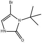 5-bromo-1-(tert-butyl)-1,3-dihydro-2H-imidazol-2-one Struktur