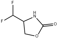 4-(difluoromethyl)-1,3-oxazolidin-2-one Struktur