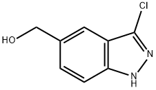 (3-chloro-1H-indazol-5-yl)methanol Struktur