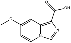 7-methoxyimidazo[1,5-a]pyridine-1-carboxylic acid Struktur