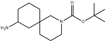 tert-butyl 8-amino-2-azaspiro[5.5]undecane-2-carboxylate Struktur