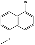 4-bromo-8-methoxyisoquinoline Struktur