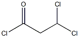 3,3-dichloropropanoyl chloride Struktur