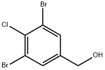 (3,5-Dibromo-4-chloro-phenyl)-methanol Struktur