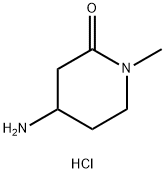 4-amino-1-methylpiperidin-2-one dihydrochloride Struktur