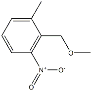 2-(methoxymethyl)-1-methyl-3-nitrobenzene Struktur