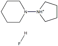 Spiro[piperidine-1,1'-pyrrolidinium] bifluoride Struktur