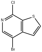 4-bromo-7-chlorothieno[2,3-c]pyridine Struktur