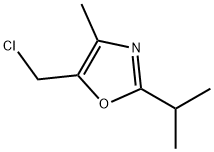 5-(chloromethyl)-2-isopropyl-4-methyloxazole Struktur