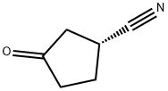 (R)-3-oxocyclopentane-1-carbonitrile Struktur