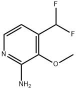 4-Difluoromethyl-3-methoxy-pyridin-2-ylamine Struktur