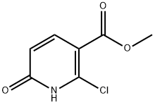 METHYL 2-CHLORO-6-HYDROXYPYRIDINE-3-CARBOXYLATE Struktur