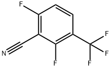 2,6-Difluoro-3-(trifluoromethyl)benzonitrile Struktur