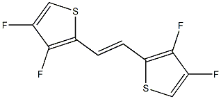 Thiophene, 2,2'-(1E)-1,2-ethenediylbis[3,4-difluoro- Struktur