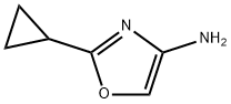 2-cyclopropyl-1,3-oxazol-4-amine Struktur