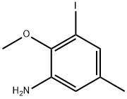 3-Iodo-2-methoxy-5-methyl-phenylamine Struktur