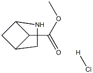 methyl 2-azabicyclo[2.1.1]hexane-5-carboxylate hydrochloride Struktur