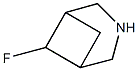 6-fluoro-3-azabicyclo[3.1.1]heptane Struktur