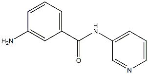 3-amino-N-pyridin-3-ylbenzamide Struktur