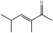 (E)-3,5-dimethylhex-3-en-2-one Struktur