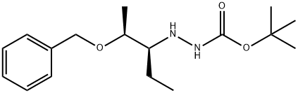 tert-Butyl 2-[(1S,2S)-2-(benzyloxy)-1-ethylpropyl]hydrazinecarboxylate Struktur