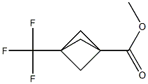 methyl 3-(trifluoromethyl)bicyclo[1.1.1]pentane-1-carboxylate Struktur