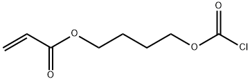 4-[(chlorocarbonyl)oxy]butyl prop-2-enoate Struktur