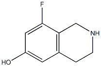 8-fluoro-1,2,3,4-tetrahydroisoquinolin-6-ol Struktur