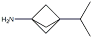 3-(propan-2-yl)bicyclo[1.1.1]pentan-1-amine Struktur