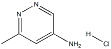 6-methylpyridazin-4-amine hydrochloride Struktur