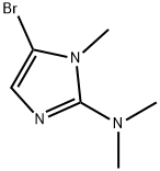 5-bromo-N,N,1-trimethyl-1H-imidazol-2-amine Struktur