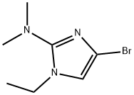 4-bromo-1-ethyl-N,N-dimethyl-1H-imidazol-2-amine Struktur