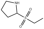 2-(ethanesulfonyl)pyrrolidine Struktur