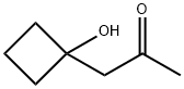 1-(1-hydroxycyclobutyl)propan-2-one Struktur