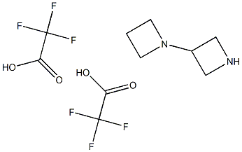 1,3'-Biazetidine bis(trifluoroacetate) Struktur