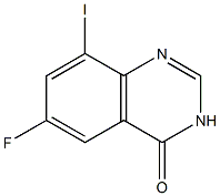 6-fluoro-8-iodo-3,4-dihydroquinazolin-4-one Struktur