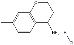 7-METHYLCHROMAN-4-AMINE HYDROCHLORIDE Struktur