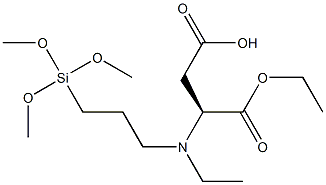 diethyl N-[3-(trimethoxysilyl)propyl]aspartate Struktur