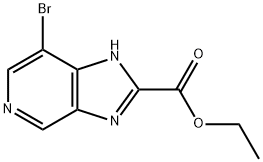 ethyl 7-bromo-1H-imidazo[4,5-c]pyridine-2-carboxylate Struktur