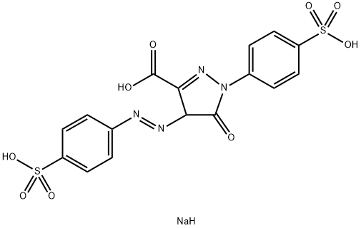 Tartrazine Struktur