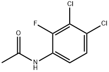 N-(3,4-dichloro-2-fluorophenyl)acetamide Struktur