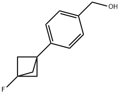 (4-(3-Fluorobicyclo[1.1.1]pentan-1-yl)phenyl)methanol Struktur