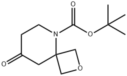 tert-butyl 8-oxo-2-oxa-5-azaspiro[3.5]nonane-5-carboxylate Struktur