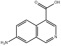 7-aminoisoquinoline-4-carboxylic acid Struktur