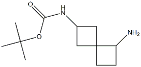 tert-butyl (5-aminospiro[3.3]heptan-2-yl)carbamate Struktur