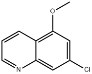 7-chloro-5-methoxyquinoline Struktur