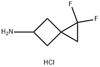 1,1-difluorospiro[2.3]hexan-5-amine hydrochloride Struktur