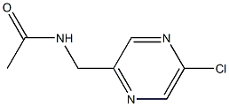 N-((5-chloropyrazin-2-yl)methyl)acetamide Struktur